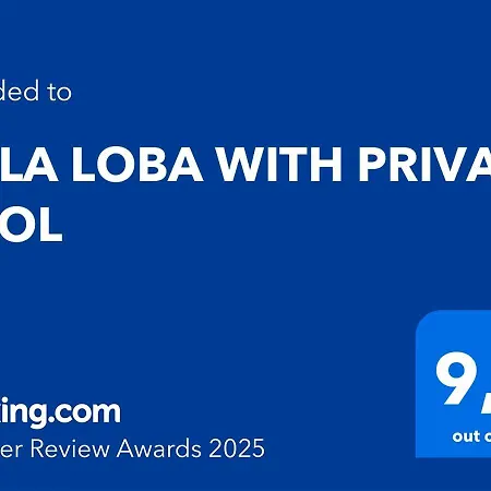 Loba With Private Pool וילה קוסטה קלמה